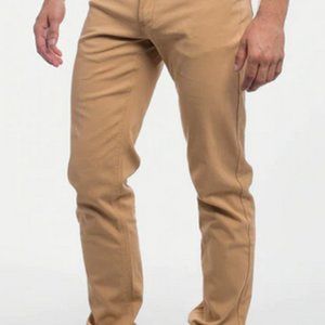Barbell Apparel Athletic Fit Chino Pant - Khaki - Men's 34x34